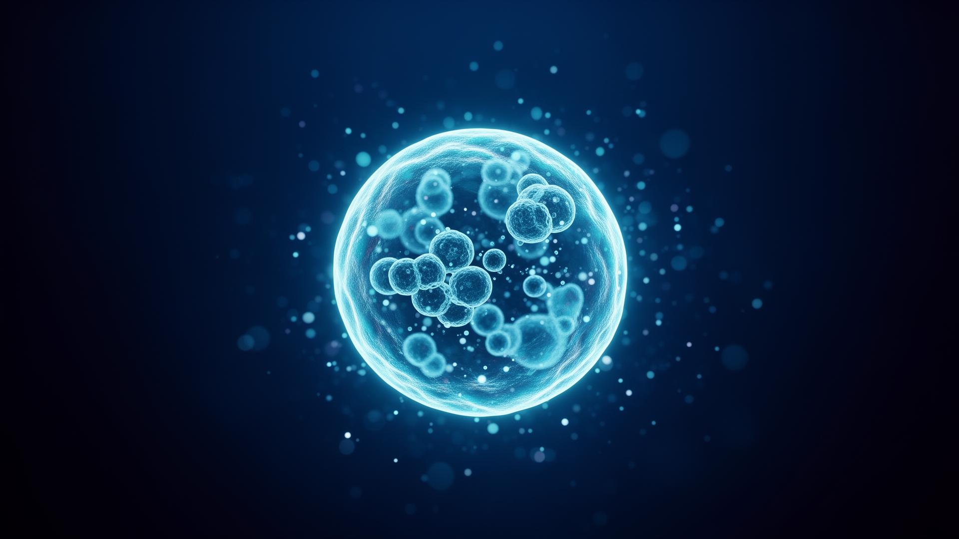 Glowing extracellular vesicle